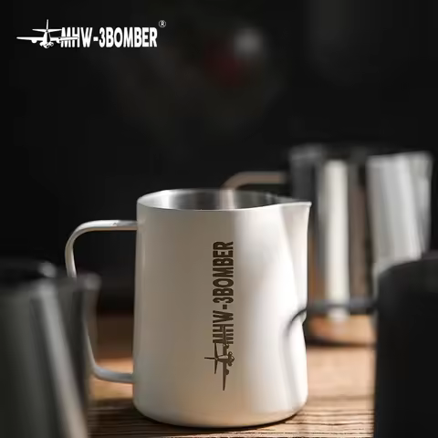 MHW-3BOMBER 3.0 Milk Frothing Pitcher 450/600ml Stainless Steel Steam Milk Pitcher Jug for Espresso 