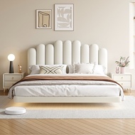 Homie เตียงนอน fabric bed Bedroom pu Furniture เตียงติดพื้น 1.5m 1.8m HM2018