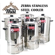 ZEBRA STAINLESS STEEL COOLER ORIGINAL FROM THAILAND / JENAMA ZEBRA STAINLESS STEEL PENAPIS AIR