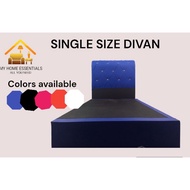 Katil Divan single Tilam | single bed frame | Bed base katil single bed Murah single bed frame Divan