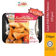 Lazat Samosa Fish Fillet / Samosa Otak Otak Frozen (10pcs x 12 Packs x 250g)