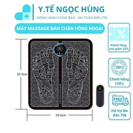 EMS infrared foot massage machine, electric pulse foot massage mat with 6 modes, 9 electric pulse in