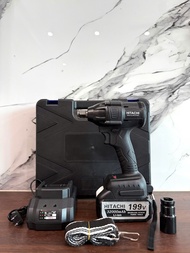 Máy siết bulong HITACHI đầu đen 199V có đèn báo pin