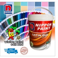 18 LITER NIPPON PAINT (SATIN GLO) - INTERIOR PAINT /   Cat Rumah Dalam