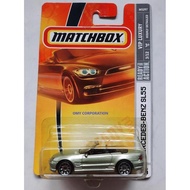 Diecast Car Scale 1:64 Matchbox Mercedes Benz SL55 silver Matchbox VIP Luxury Mercedes SL55 silver M