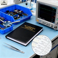 NLive Capacitor Resistor Sample Book 0201 0402 0603 0805 1206 Blank Storage Organizer for Electronic
