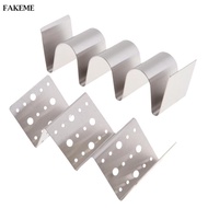 FAKEME Stainless Steel Taco Holders Soft Hard Shell Tacos Oven Grill and Stands With 3
