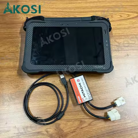 For Hitachi Excavator Diagnostic with mpdr software 3.9 and data cable for zx-5a zx-5b zx-5g also ZX