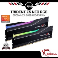 G.SKILL TRIDENT Z5 NEO RGB | BLACK | 6000MHZ | 64GB ( 32GB X 2 ) | CL30-40-40-96 1.40V | AMD EXPO | 