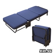 (JIJI.SG) YOUKO Premium Japanese 3-Fold Bed / Foldable / Mattress / Bed Frame / sd