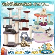 POODEE PETS Malaysia Kitten Climbing Frame Durable Cat Tree Play Scratcher Play Bed Toy Kucing Scratcher Cat Tree Durable Cat Tree