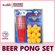 Midoko 24pcs Beer Pong Set