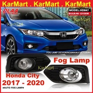 Honda City 2017 2018 2019 2020 FOG LAMP Spotlight FULL SET DLAA Honda City Spotlight Fog light Lampu