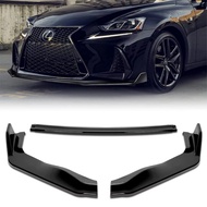 For Lexus IS200t IS300h IS350 F-Sport 2017 2018 2019 2020 Car Front Bumper Splitter Lip Diffuser Bod