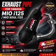 HBK Muffler Pipe For Mio i 125/Soul i125 Pipe Muffler Motorcycle Accessories