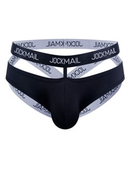 JOCKMAIL Calzoncillos/Boxers Sexys para hombre con levantamiento de trasero, de malla transparente hueca y jockstrap con vendaje