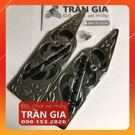 [FreeshipMAX] Thảm lót để chân inox xe AB airblade 2013-2014-2015 tấm trải sàn gác chân air blade - 