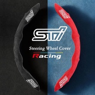 Subaru Car Steering Wheel Cover Suede Leather for Subaru STI Legacy Outback Forester Impreza WRX BRZ