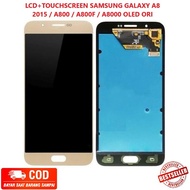 LCD SAMSUNG GALAXY A8 2015 / A800 / A800F / A8000 OLED ORI FULLSET +