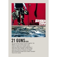 【READY STOCK】Poster Cover Song 21 Guns by Green Day  for room/wall/gift