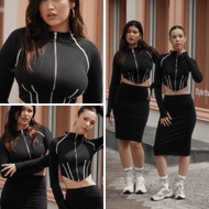 Peaches ACTIVE Zip Up Corset Jacket