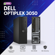 คอมมือสอง Dell OptiPlex 3050 sff i3 G6 G7 PCมือสอง คอมพิวเตอร์มือสอง ลงโปรแกรมพร้อมใช้งาน พร้อมส่ง U