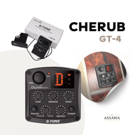 Cherub ปิ๊กอัพกีตาร์โปร่งไฟฟ้า รุ่น G- Tone EQ PRE-Amp GT-2 GT-3  GT-4  GT-5  GT-6 Preamp EQ กีตาร์โ