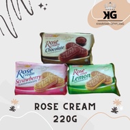 BISKITOP - ROSE CREAM 200g Biskuit Kue Kering Anak Dewasa Enak Renyah Biscuit Rasa Coklat Lemon
