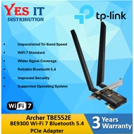 Archer TBE552E BE9300 Wi-Fi 7 Bluetooth 5.4 PCIe Adapter ( WiFi 7 / Reliable Bluetooth 5.4  )