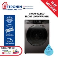 *Climate Voucher Eligible* SHARP 10.5KG Front Load Washing Machine ES-FW105SG ESFW105SG