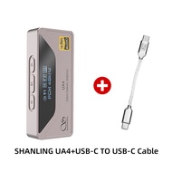 Shanling USB DAC แบบพกพา UA4/แอมป์ที่มีใหม่ล่าสุด ESS DAC แบบเต็มหน้าจอและปุ่มฮาร์ดแวร์