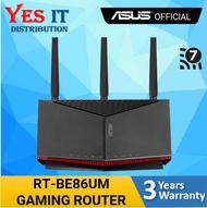 ASUS RT-BE86U BE6800 DUAL BAND WIFI 7 GAMING ROUTER