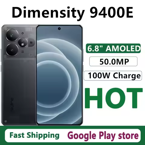Original Realme Neo 7 Turbo Mobile Phone IP69 Waterproof 100W Charge 6.8" AMOLED 144HZ 50.0MP Camera