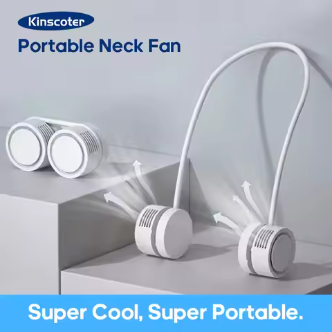 Hanging Neck Fan Power ventilador Bladeless Neckband Fan Portable Mini Air Cooler USB Rechargeable E