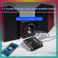 JIHENGS 1Pc ZK-MT21 2x50W+100W 2.1 Channel Bluetooth 5.0 Subwoofer Digital Bass Amp