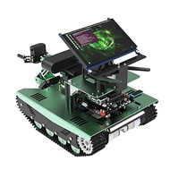 ROS AI Smart Robot Transbot for Jetson Nano 4GB Tracked Chassis Tank with Depth Camera, Radar, Robot