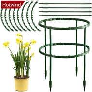 HOTWIND 4/6/8pcs/set Plant Support Pile Climbing Vine Flower Rack Plant Support Pile Garden Bonsai T