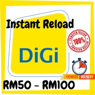 TOPUP MURAH DIGI | DIGI RELOAD RM50 - RM100 | DIGI TOP UP | INSTANT RELOAD | READY STOCK