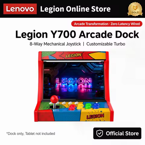 Lenovo Legion Y700 Arcade Dock LTGA500 8-way Mechanical Joystick Wired Type-C Zero Latency Turbo for