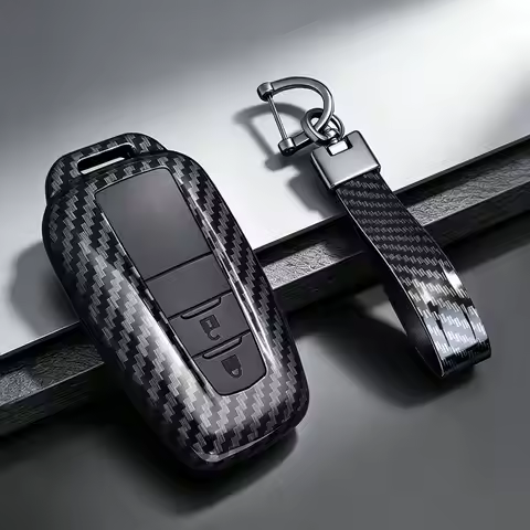 ABS Car Key Case Cover For Toyota Tundra Corolla Sequoia RAV4 Yaris Cross Hilux Prius bZ4X Tacoma