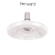 Quạt trần kèm đèn LED đui xoáy siêu sáng điều khiển từ xa 3 chế độ gió E27 Đèn trần LED hiện đại