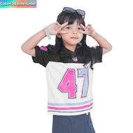 Customized Children's Jerseys 47 Number Series NFL Children's Jersey Oversize Retro Vintage Streetwe