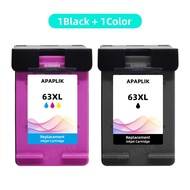 APAPLIK 63XL Remanufactured Ink Cartridge Replacement For HP 63 Deskjet 1110 1111 1112 2130 2131 213