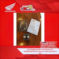 H2C Weight Handle / Handle Bar End THK2SFN53102TA for Giorno / Click 160 Sold as Pair