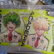 我的英雄學院 綠谷 爆豪 應募 襟章 立牌