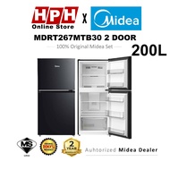 Midea 2 Door Inverter Frost Free Fridge Refrigerator 200L 240L 280L 330L 400L MDRT267MTB30 MDRT306MT