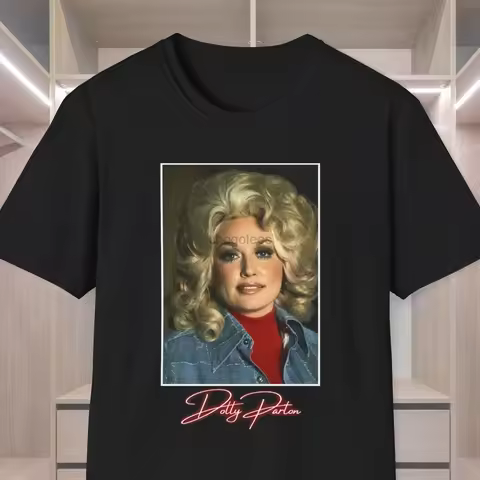 Dolly Parton Red Glam Photo Unisex T-Shirt Dolly Parton Jolene Shirt Dolly P Dolly Parton T shirt Do