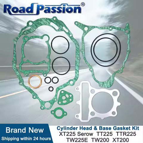 Motorcycle Cover Cylinder Gasket Kit For YAMAHA XT225 TT225 TTR225 TW225E TW200 XT200 XT TT TTR TW X