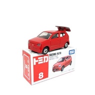 Takara Tomy Tomica No.008 Suzuki Alto 1/56 Red Diecast Car (Box)