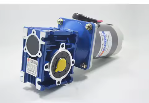 DC12V/24V 120W RV30 Gear Motor Worm Gear Speed Motor Large Torque Slow Motor Reducer 18rpm-240rpm